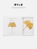 掌心四季 18K金金属书签文化创意定制教师节生日礼物