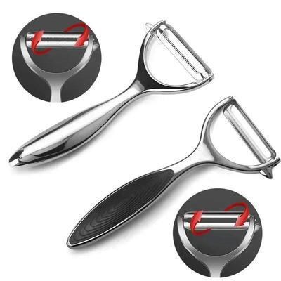 304 Stainless Steel Y-Shaped Potato Apple Peeler Rotatable F
