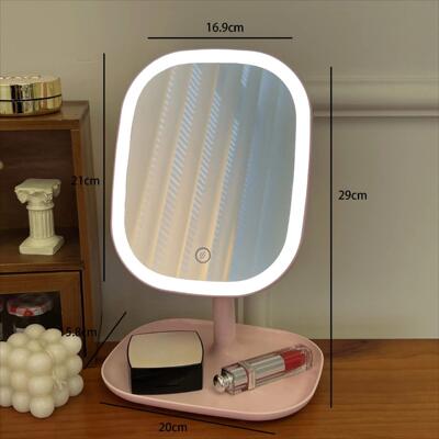 LED vanity mirror intelligent adjustable three-color light v