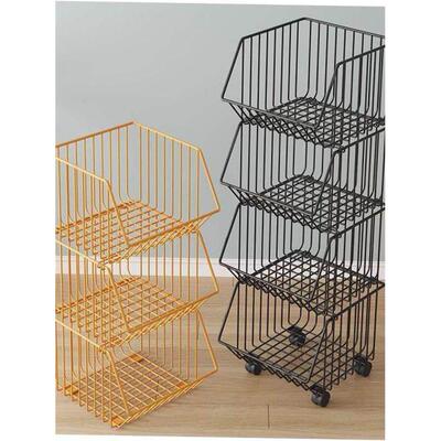 kitchen accessories multi-storey move Storage Vegetable bask