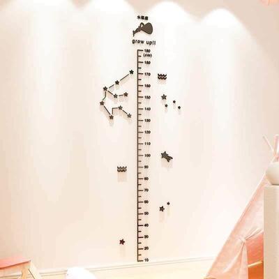 3d wall decal stickers children's room height measuremen