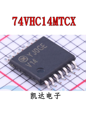 74VHC14MTCX 丝印V14 贴片TSSOP-14 逻辑芯片IC 全新进口原装现货