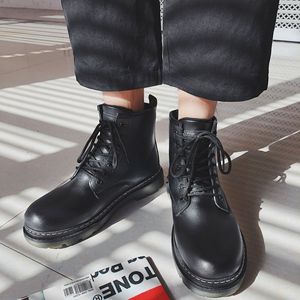 马丁靴保暖男靴潮流靴中帮皮靴高帮男鞋工装靴XZ517-1 XZ206 P55图片