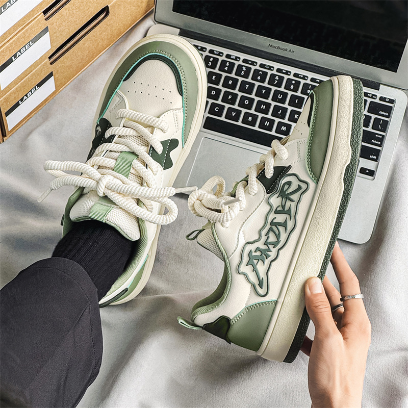 春秋运动百搭休闲透气耐磨板鞋时尚系带厚底鞋XZ517-1XZ1218P70，男鞋休闲鞋，星座517-1