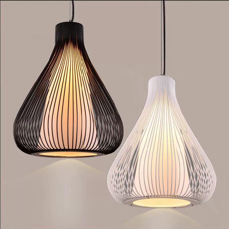 北欧铁艺鸟笼吊灯现代简约饭厅火锅店咖啡厅吧台创意个性铁艺灯具