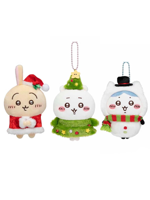 日版chiikawa吉伊卡哇圣诞揣手乌萨奇雪人小八圣诞礼物吉伊挂件