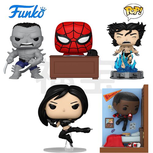 Funko POP 漫威Marvel金刚狼蜘蛛侠X-23 武器H迈尔斯公仔手办