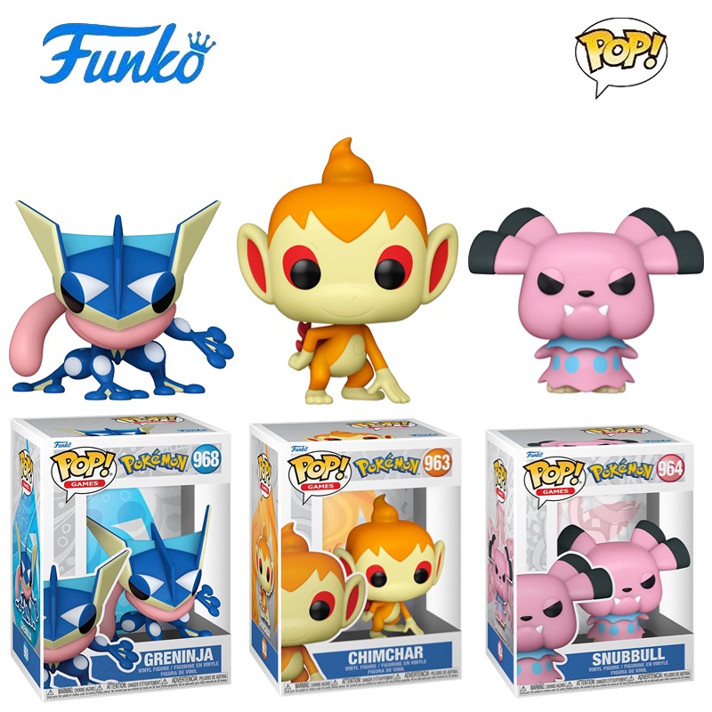 FUNKO宝可梦火焰猴甲贺忍蛙公仔