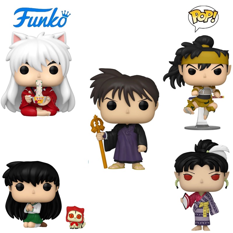 Funko POP犬夜叉InuYasha周边弥勒戈薇与云母钢牙神乐公仔手办 模玩/动漫/周边/娃圈三坑/桌游 手办/手办景品 原图主图