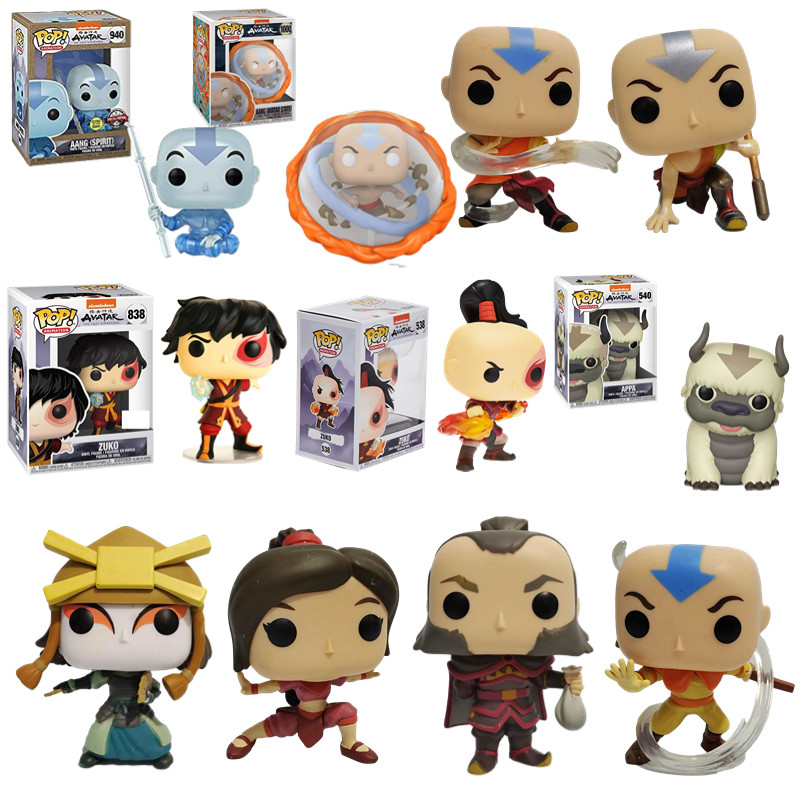 Funko pop降世神通Avatar最后的气宗安昂Aang阿祖拉朱克Suki手办