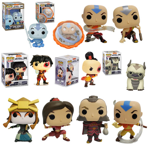 Funko pop降世神通Avatar最后的气宗安昂Aang阿祖拉朱克Suki手办
