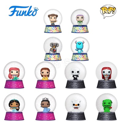 Funko POP圣诞夜惊魂 皮克斯 迪尼斯公主水晶球摆件礼物