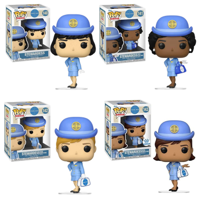 泛美航空公司PanAm空姐公仔手办