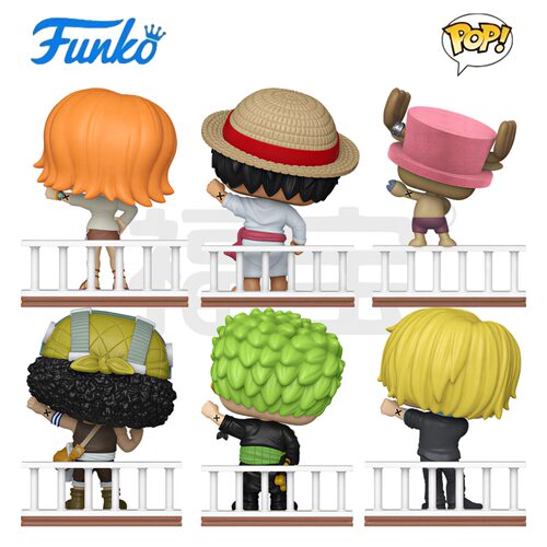 Funko POP海贼王One Piece薇薇伙伴印记路飞山治索隆娜美乔巴手办