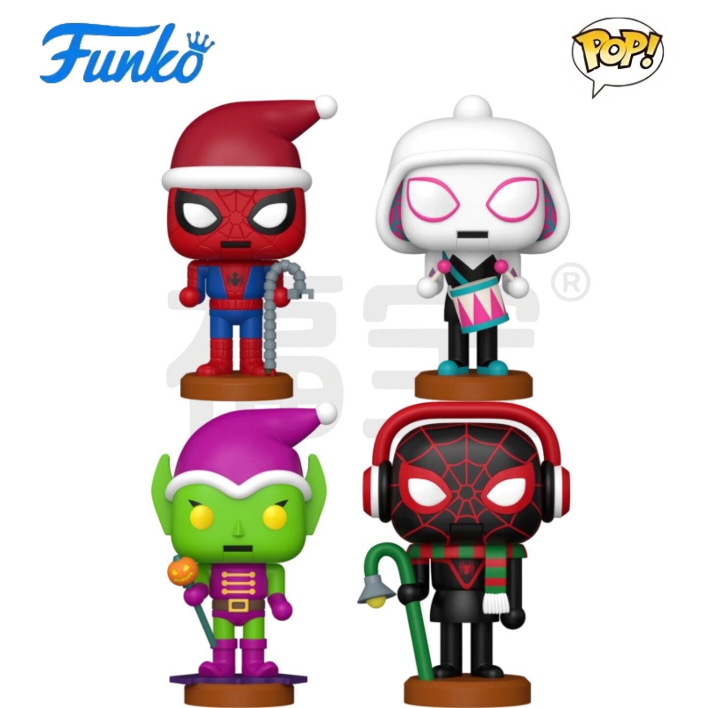 Funko POP 漫威Marvel周边格温 绿魔 迈尔斯 蜘蛛侠公仔手办