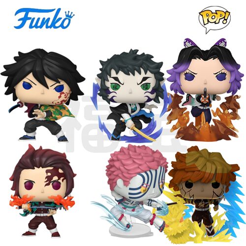 Funko POP鬼灭之刃：无限城篇Demon Slayer善逸蝴蝶忍猗窝座手办
