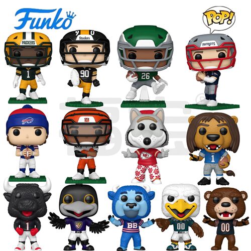 Funko POP 橄榄球大联盟NFL手办Micah Parsons Drake Maye吉祥物