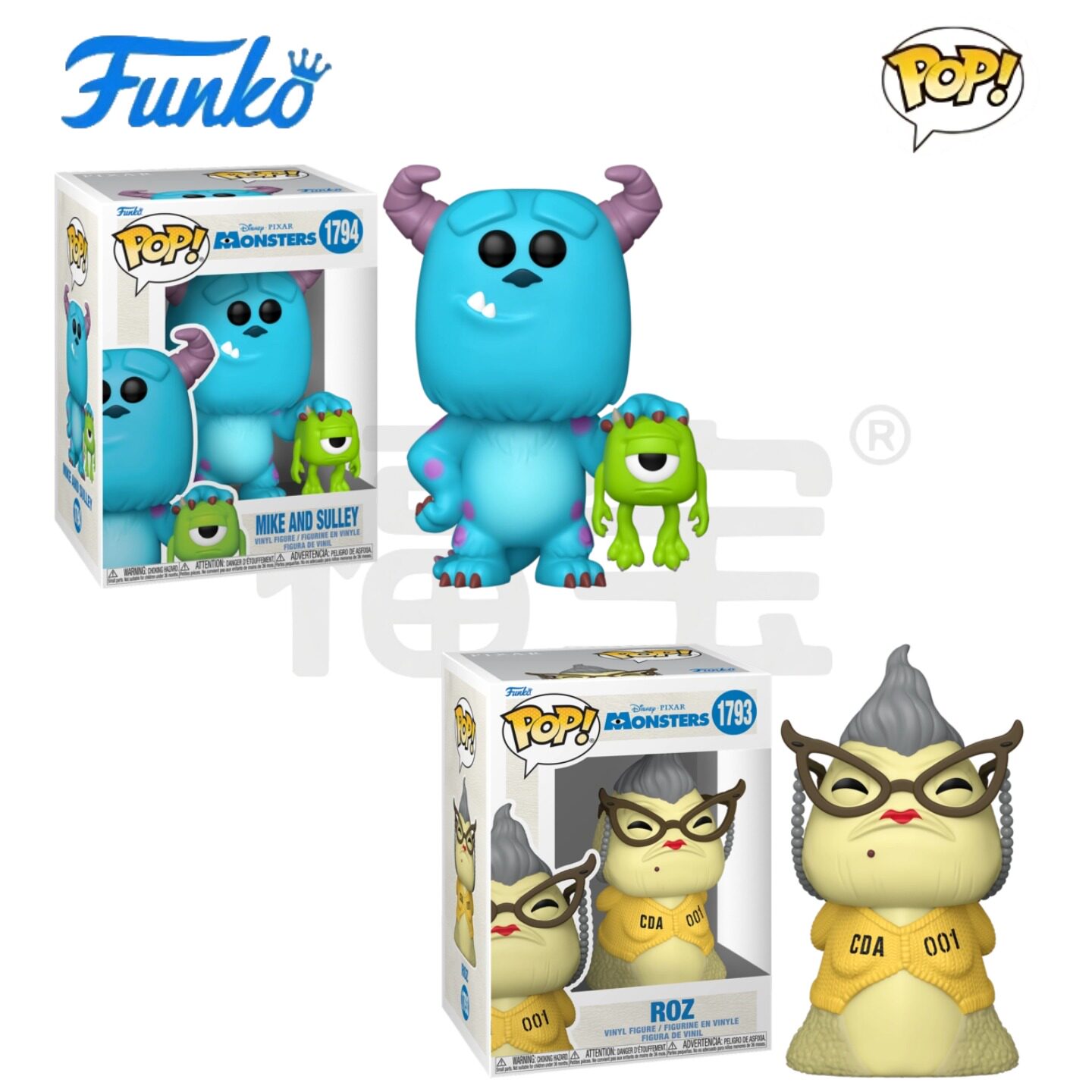 Funko POP 怪兽电力公司Monsters, Inc.周边罗兹 苏利文公仔手办图片