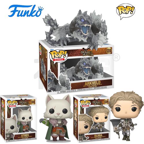 Funko POP 游戏潮玩手办怪物猎人Monster Hunter周边锁刃龙阿托斯