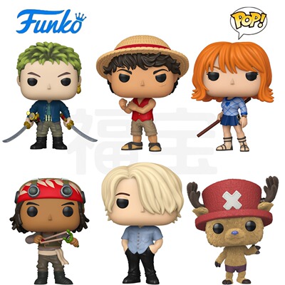 FunkoPOP海贼王路飞索隆手办