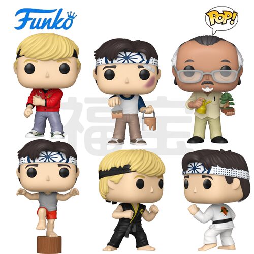Funko POP 龙威小子The Karate Kid周边Daniel Mr Miyagi手办