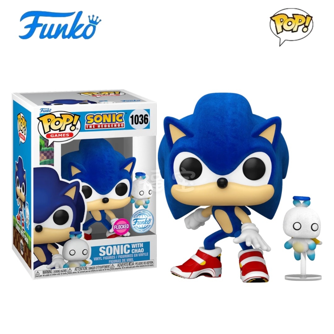 Funko POP 刺猬索尼克周边Sonic The Hedgehog公仔手办1036