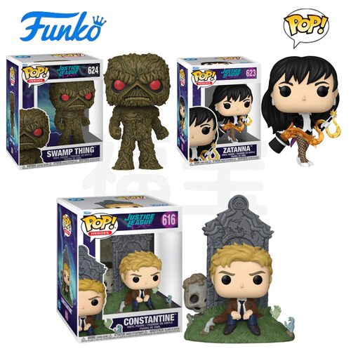 Funko POP黑暗正义联盟Justice League Dark康斯坦丁扎塔娜手办
