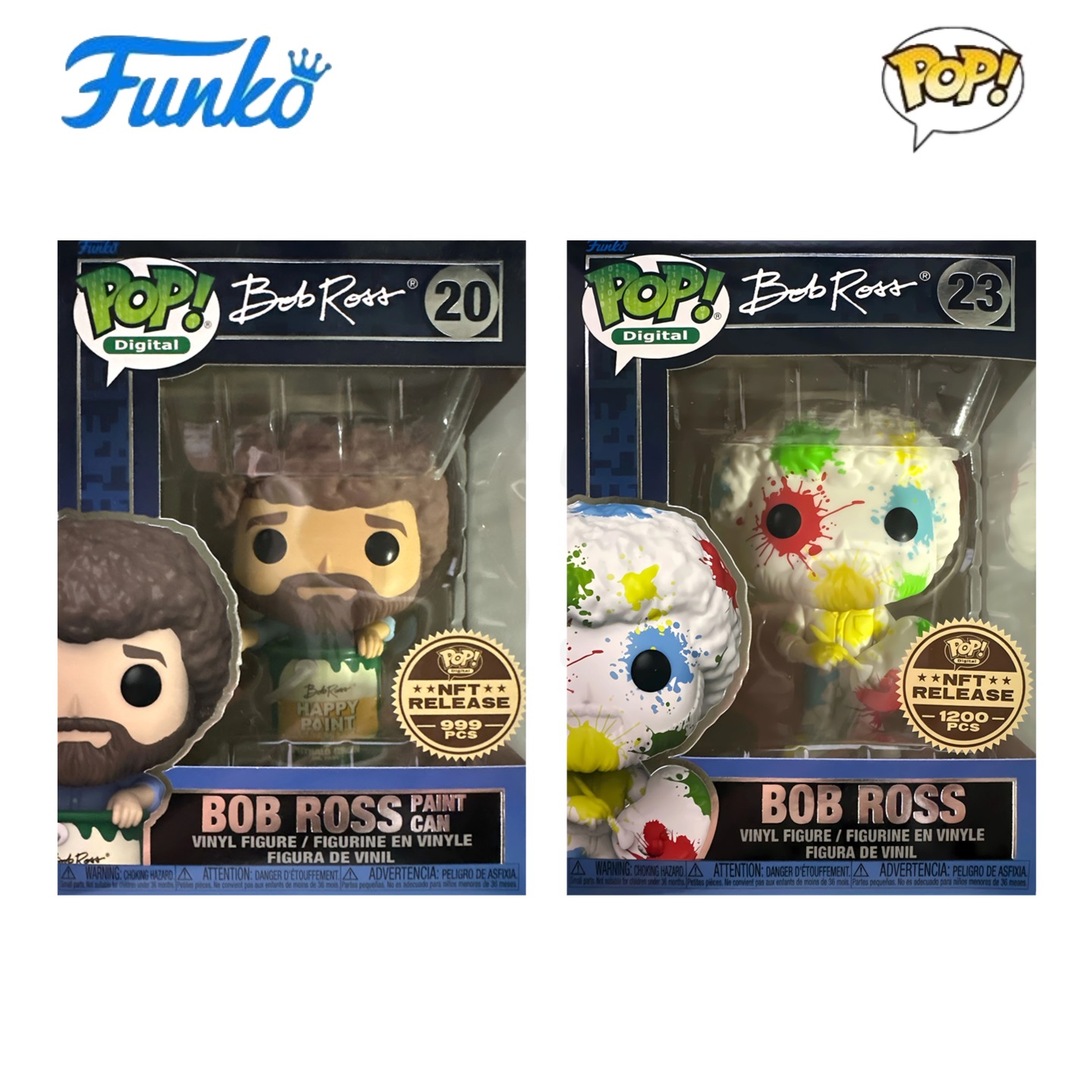 Funko POP 鲍伯BOB ROSS美国艺术家画公仔手办全球限量版