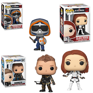 Funko pop黑寡妇Black Widow鹰眼浪人模仿大师娜塔萨公仔手办摆件