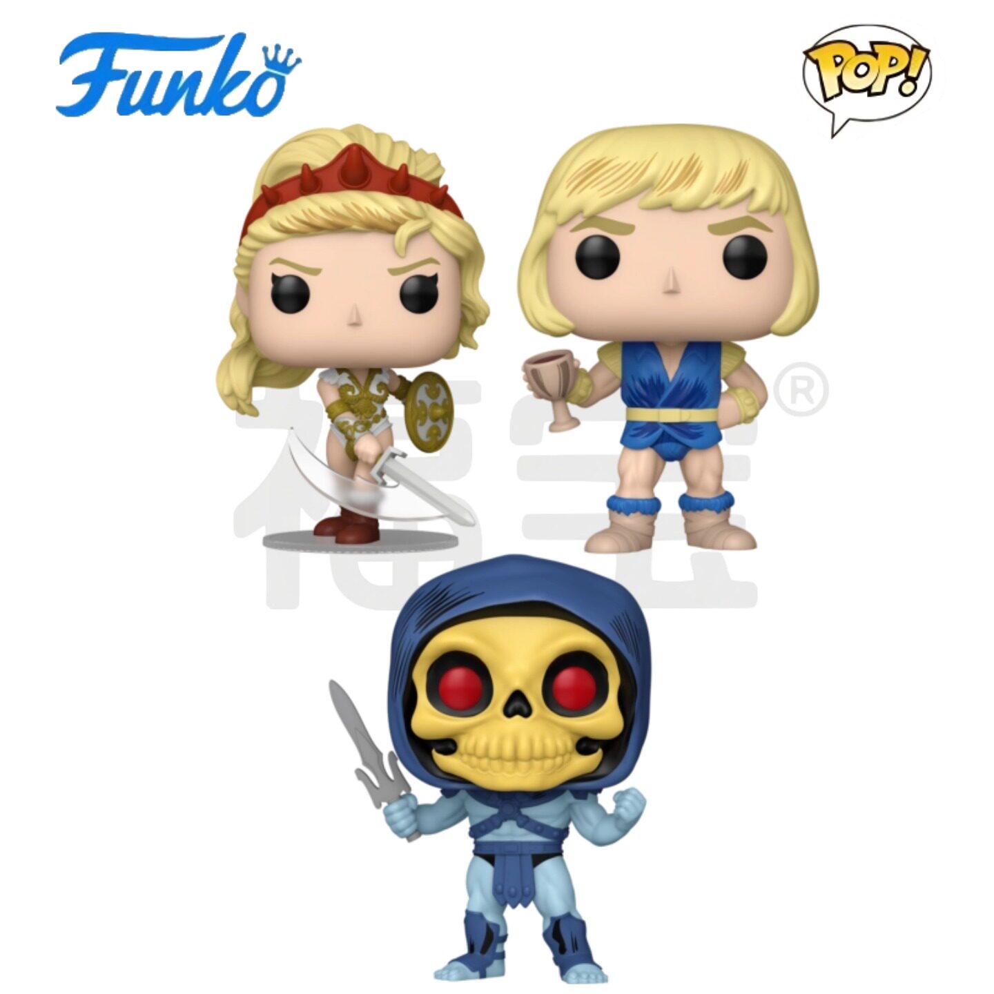 Funko POP宇宙巨人希曼Masters of the Universe周边亚当希拉手办
