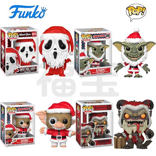 Funko POP 鬼怪圣诞节周边鬼脸杀手 小精灵 小魔怪 克朗普斯手办
