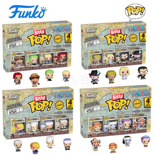 Funko Bitty海贼王One Piece周边迷你mini路飞索隆山治公仔手办