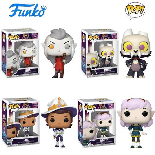 Funko POP 猫头鹰魔法社The Owl House公仔手办Luz Eda Luz King