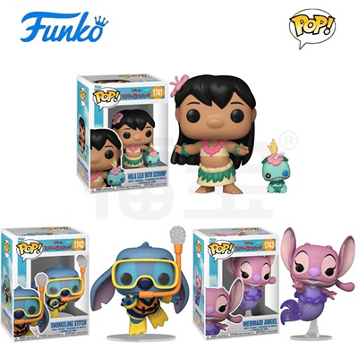 Funko POP星际宝贝Lilo & Stitch周边莉萝史迪奇安琪公仔手办