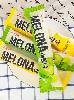韩国Melona宾格瑞冰淇淋哈密瓜味香蕉冰棒雪糕彩盒装冰激凌8支装