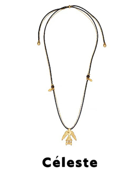 Céleste飞鸟系列飞鸟沉香项链女