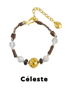 Célest董洁同款溯形编绳手链女