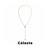 Céleste 叠戴锁骨链 本老花OT扣长项链多种佩戴方式 豆豆同款 高版