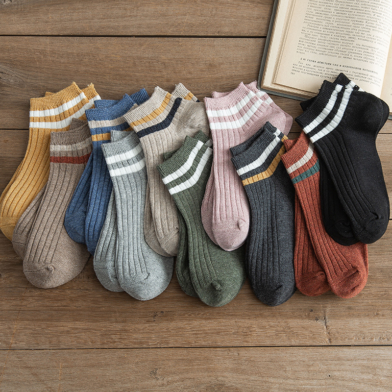 南极人袜子女生短袜纯棉浅口船袜ins潮女士夏季薄款全棉夏天短筒