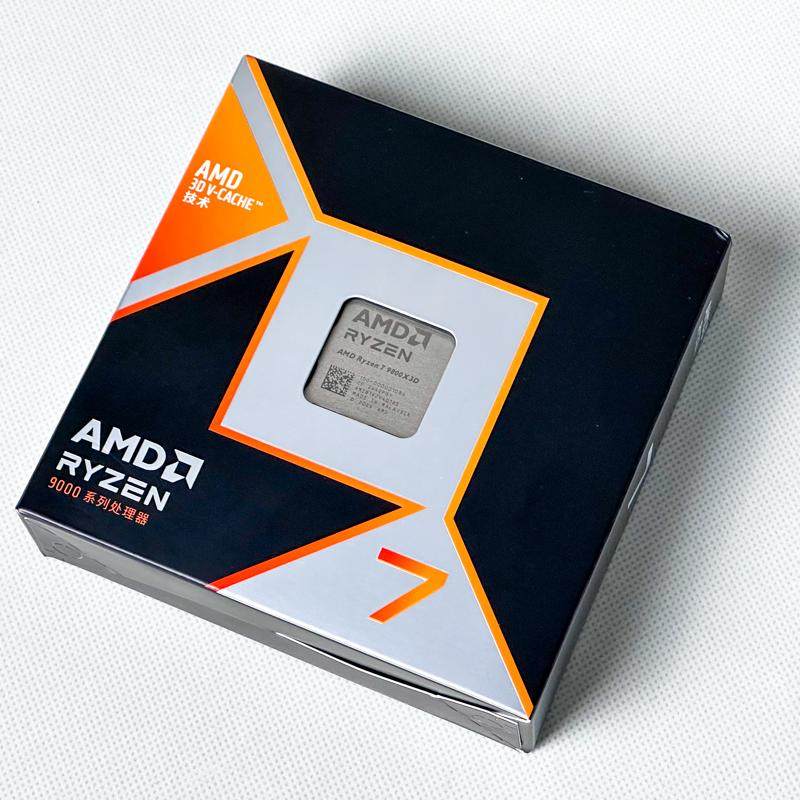 thumbnail for Amd Ryzen R7 9800X3D Boxed Cpu Processor with Asus X870 Motherboard Package