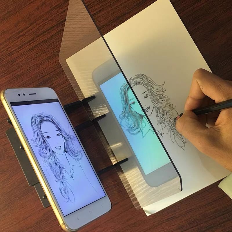 画画神器投影临摹板新款画画神器手机平板通用光学投影动漫素描临