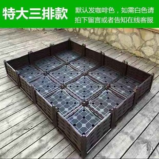 屋顶家用大型环保菜r园阳台长方形蔬菜种植箱种菜神器花盆花 新款