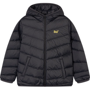 【商场同款】361童装男童两面穿羽绒服2025春季新款防风保暖外套