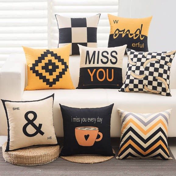 北歐簡約抱枕沙發靠枕床頭靠墊汽車腰靠墊辦公室午睡枕座椅靠背套在類目 居家布藝, 靠墊/抱枕中 - 來自Buy2taobao.com提供專業的淘寶代購服務