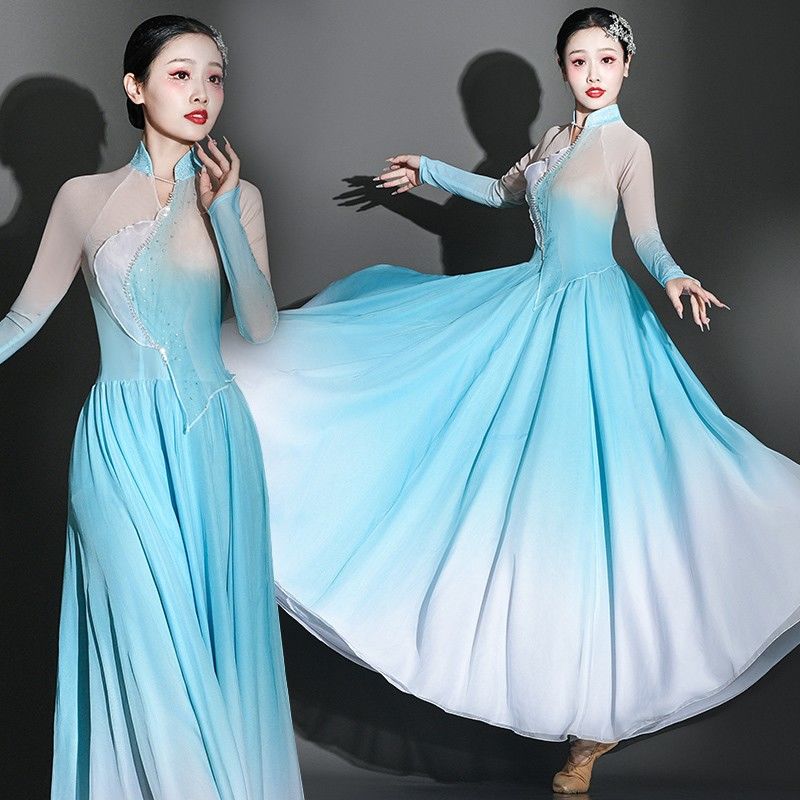 开场舞表演古典舞大摆裙演出服女舞台中国风茉莉吟剧目舞蹈服装