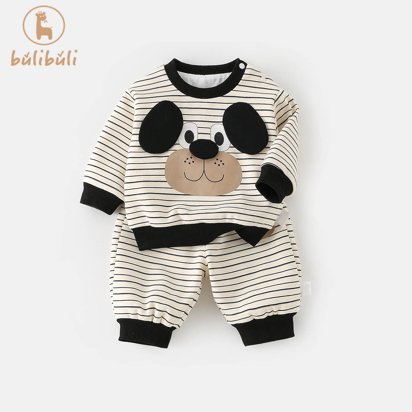 儿童套装秋装2025新款男女宝宝卡通卫衣裤子春秋季衣服分体两件套