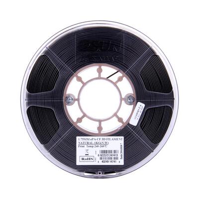 essun pa- cf尼龙碳钎焊3D打印机耗材1.75Mm1Kg工程打印材料