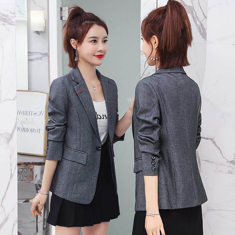 Small suit Short coat 2021 new pattern spring clothes Retro Little man 's suit Long sleeve Self cultivation Korean Edition jacketin the Women's clothing/Boutique , Suit  category - from Buy2taobao.com to provide professional Taobao agent buy service