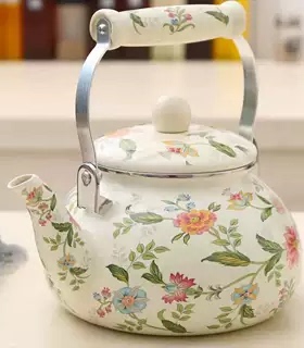佑禾珐琅搪瓷壶烧水壶奶茶壶煮花茶夏天熬药壶电磁炉明火通用