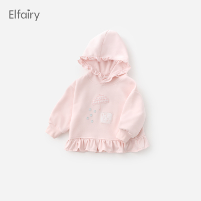 Elfairy女童连帽卫衣可爱春秋款